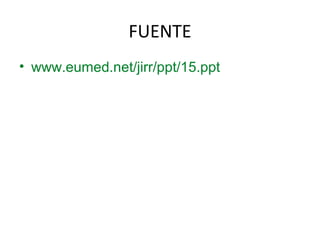 FUENTE
• www.eumed.net/jirr/ppt/15.ppt
 
