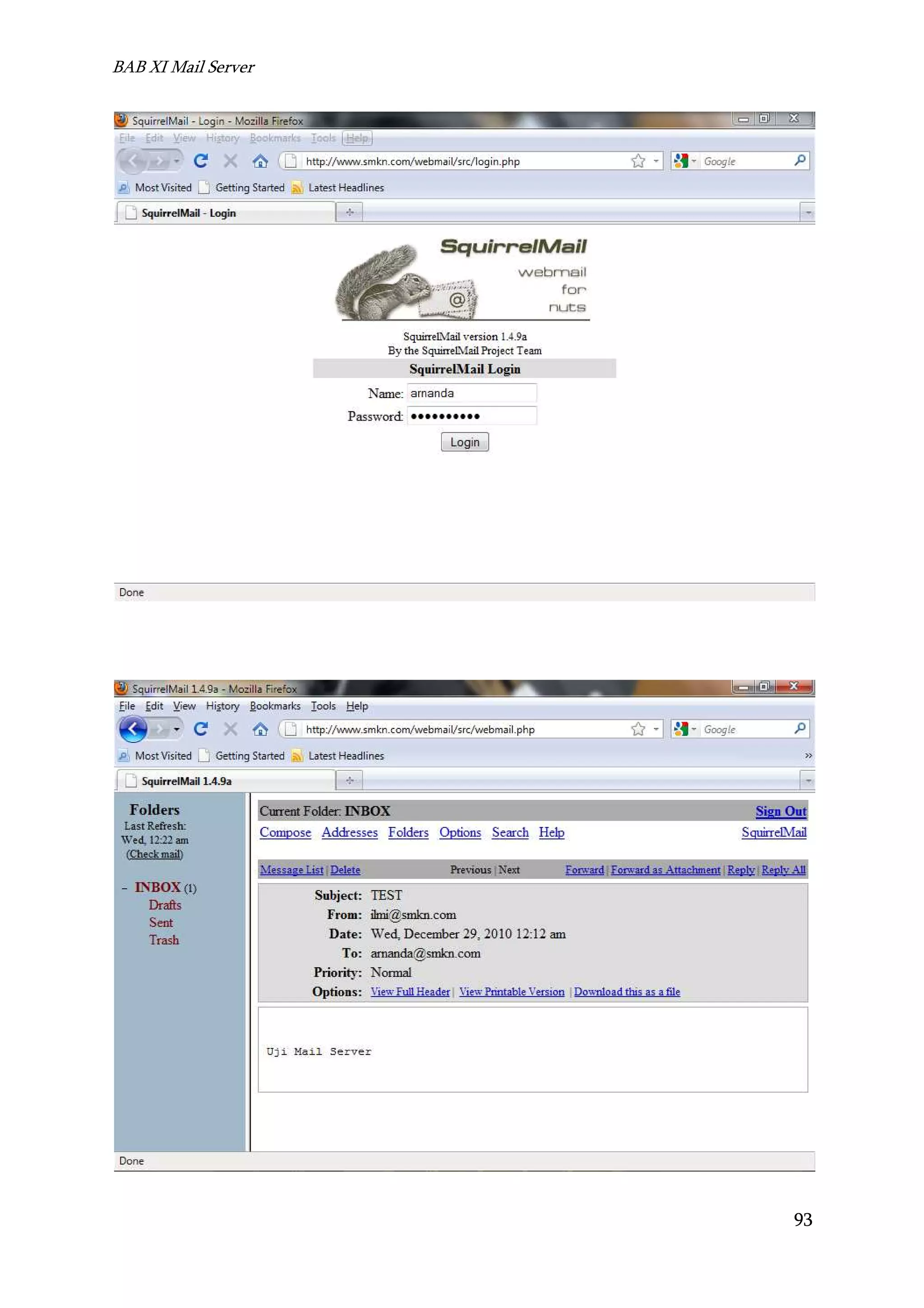 BAB XI Mail Server

93

 