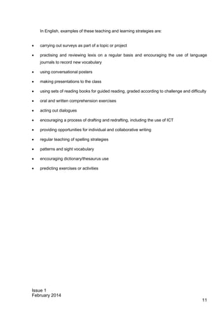 15. subject programme english primary school version 1 180214 | PDF