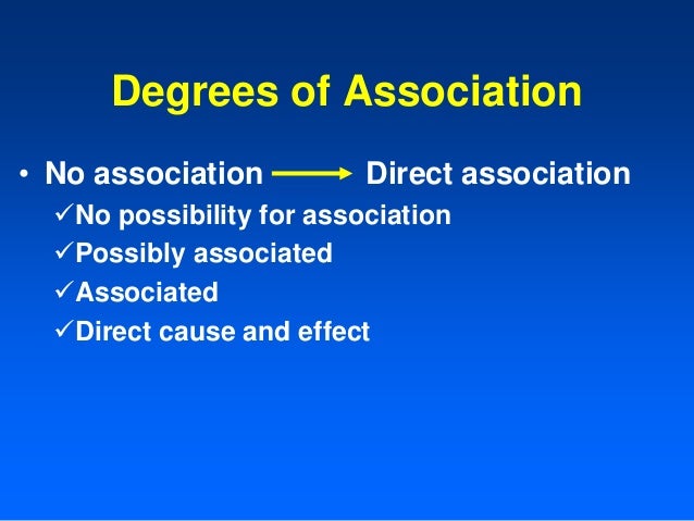 causation association definition