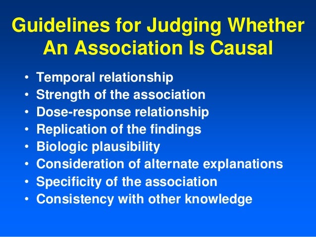 what is a direct causal association