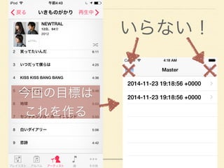 Uitableviewについて