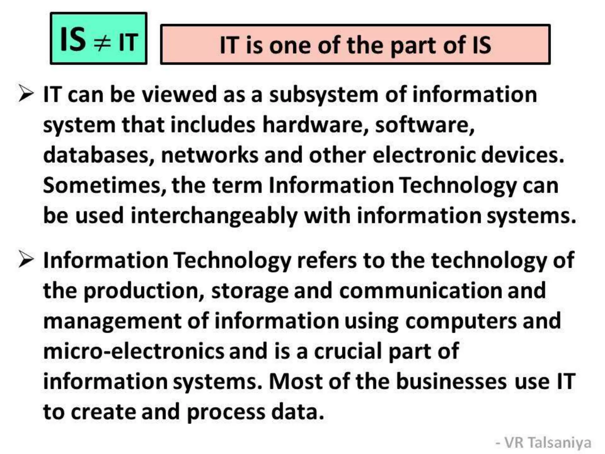 Information System Concepts Types Of Information Systems Pptx