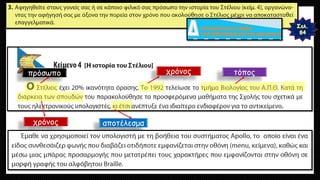 πρόσωπο
χρόνος
τόπος
αποτέλεσμα
χρόνος
 