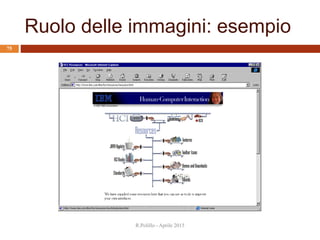 Ruolo delle immagini: esempio
R.Polillo - Aprile 2015
75
 