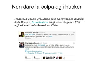Francesco Boccia, presidente della Commissione Bilancio
della Camera, fa confusione tra gli aerei da guerra F35
e gli elic...