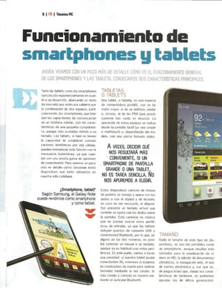 Tablets y celulares