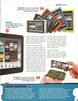 Tablets y celulares
