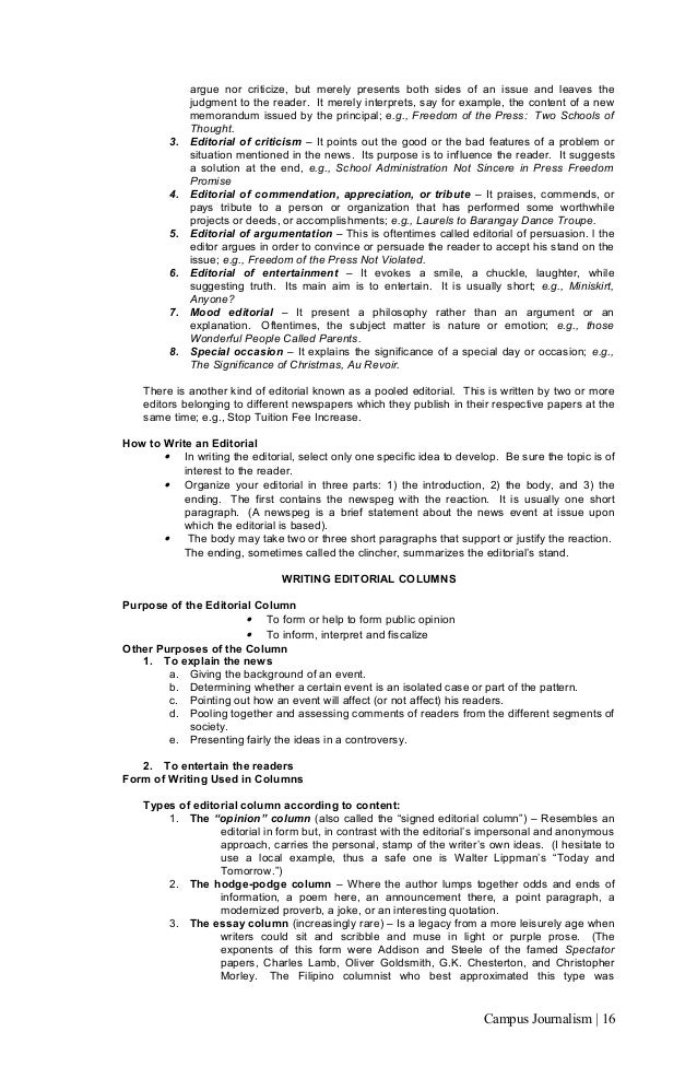 How to write a newspaper article for school picture