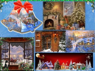 Домовете са
красиво украсени
отвън и отвътре.
Отвсякъде
блестят светлини.
 