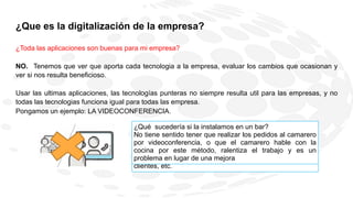 El reto de la digitalizacion de las empresas | PDF
