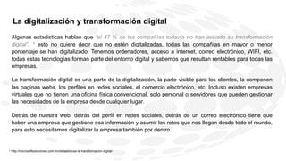 El reto de la digitalizacion de las empresas | PDF