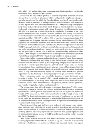 DEPRESSION AND ANXIETY IN COPD : DIAGNOSIS AND MANAGEMENT ISSUES _ 15 | PDF