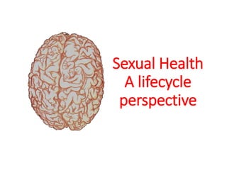 Sexual Health
A lifecycle
perspective
 
