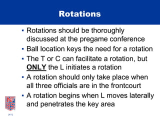 2015 - 2017 Basketball Three Man Mechanics NFHS | PPTX