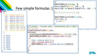 Few simple formulas :)
 