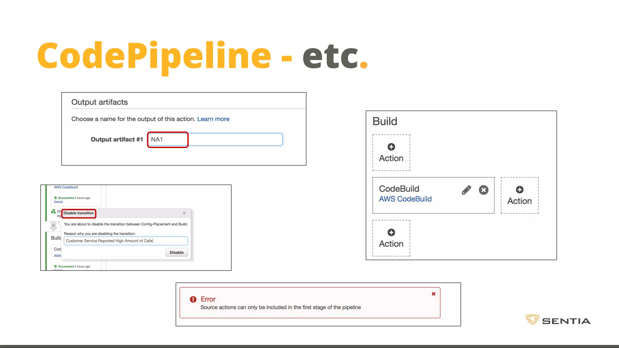 CodePipeline - etc. 