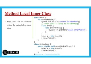 Java Inner Classes | PPT