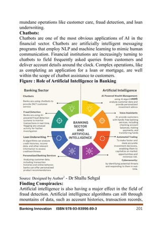 REVOLUTIONIZING BANKING OPERATIONS: THE ROLE OF ARTIFICIAL INTELLIGENCE ...