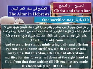 15- رسالة العبرانيين 2.ppt for muslim war | PPT