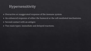 Immunodeficiency, Hypersensitivity and Autoimmune Diseases | PPTX