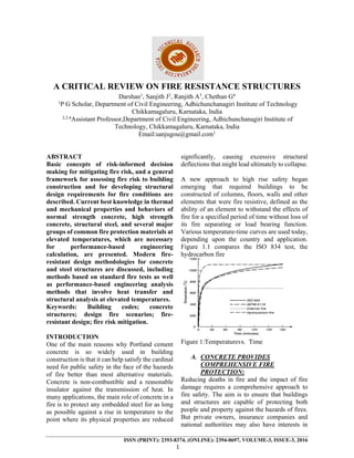 FIRE RESISTANCE STRUCTURES