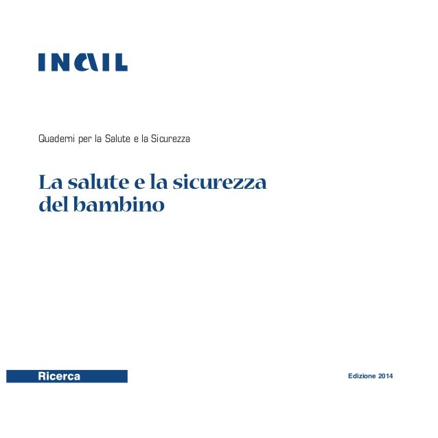 Sicurezza 2015 E 15 Del Salute Inail Bambino zVUMpS