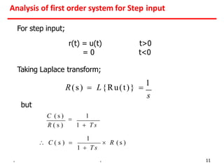 time domain analysis, Rise Time, Delay time, Damping Ratio, Overshoot ...