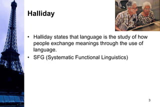 15. intro to lang. functional linguistics | PPT