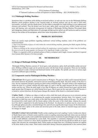 DESIGN AND FABRICATION OF MULTIANGLE DRILLING MACHINE | PDF