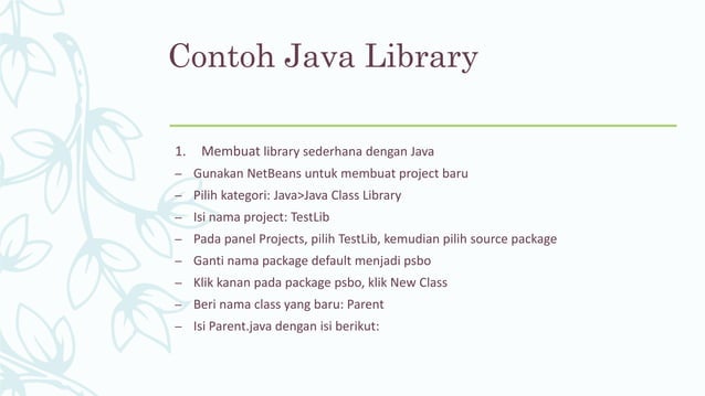 15. konsep java class library (jcl) | PPTX