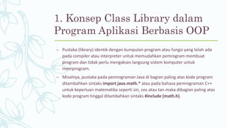 15. konsep java class library (jcl) | PPTX