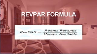 REVPAR FORMULA
 