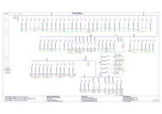 BBT
600A
(TPN+ECC)
First Floor
MCCB TP
630A
Tep off Box
MCB
TP
20A
MCCB
TP
100A
Set.Point:
60A
MCB
TP
20A
BBT 160A
(18.924kw)
Laser-12
Blower
(3 kw)
Connected Load
(328.5788kw)
BBT RISER
Page No-16
Tap-off Box
No-04
Tap-off Box
No-05
Feeder Unit
600A
BBT
2000A
MCB
TP
20A
Laser-11
Chiller
(3 kw)
Tap-off Box
No-06
MCB
TP
20A
Laser-10
Chiller
(3kw)
Tap-off Box
No-07
Laser-12
Chiller
(3kw)
Tap-off Box
No-02
MCB
TP
20A
AC-1
5Ton-1Pcs
(5.25kw)
Tap-off Box
No-08
MCB
TP
20A
Laser-09
Chiller
(4.7kw)
Tap-off Box
No-11
MCB
TP
40A
Blower Motor
(1-4)No
04Pcs
(6kw)
Tap-off Box
No-12
MCB
TP
32A
Laser-08
Chiller
(3kw)
Tap-off Box
No-13
MCB
TP
06A
Blower Motor
Laser-07
(1.5kw)
Tap-off Box
No-18
MCB
TP
6A
Blower
Motor
Laser-06
(1.5kw)
Tap-off Box
No-19
MCB
TP
32A
Laser-05
Chiller
(4.7kw)
Tap-off Box
No-20
MCB
TP
20A
Laser-03
Chiller
(3kw)
Tap-off Box
No-25
BBT
2000A
Incoming From
Ground Floor
Power Distribution Room
ACB-2000A
MCB
TP
40A
Exhaust Fan
(1-4)No
4Pcs
(4.4kw)
Tap-off Box
No-01
MCB
SP
20A
Tube Light
(1-3)No
03 Pcs
(0.066kw)
Tap-off Box
No-09
MCB
SP
32A
MCB
SP
20A
AC-3
5Ton-Outdoor
01Pcs
(6.512kw)
MCB
SP
20A
MCB
TP
32A
Laser-07
Chiller
(4.7kw)
Tap-off Box
No-15
MCB
TP
63A
SPARE
Tap-off Box
No-16
MCB
TP
32A
Laser-06
Chiller
(3kw)
Tap-off Box
No-17
MCB
TP
20A
AC-4
5Ton-01Pcs
(17.5kw)
Tap-off Box
No-22
MCB
TP
20A
Laser-04
Chiller
(3kw)
Tap-off Box
No-23
MCB
SP
32A
MCB
SP
20A
AC-5
5Ton-Outdoor
01Pcs
(6.512kw)
Tap-off Box
No-24
MCB
SP
20A
MCB
SP
20A
MCB
SP
20A
AC-7
5Ton- Indoor
(6.512kw)
Tap-off Box
No-30
MCB
SP
20A
MCB
TP
20A
Laser-02
Chiller
(3kw)
Tap-off Box
No-29
MCB
TP
10A
Laser-1,2,3,4
Blowers
(6kw)
Tap-off Box
No-28
MCB
TP
20A
AC-6
Laser
(17.58kw)
Tap-off Box
No-27
MCB
TP
20A
Laser-1
Chiller
(3kw)
Tap-off Box
No-26
BBT
600A
(TPN+ECC)
MCCB
TP
250A
Connected load
139.543kw
BBT
600A
(TPN+ECC)
REDUCER
MCB
SP
06A
MCB
TP
63A
PP-08
(20.18kw)
Tap-off Box
No-01
MCB
TP
63A
Feeder
160A
PP-07
(15kw)
Tap-off Box
No-02
Tube Light
(1-4)No-04Pcs
Socket line-1
01Pcs
(1.088kw)
MCB
TP
63A
PP-06
(20.18kw)
Tap-off Box
No-04
MCB
TP
63A
PP-05
(15kw)
Tap-off Box
No-05
MCB
SP
06A
MCB
SP
06A
Tube Light
(5-10)No-6Pcs
Mira Fan
(1-2)No-02Pcs
(0.252kw)
Tap-off Box
No-06
MCB
SP
06A
BBT 25A
MCB
SP
06A
MCB
SP
06A
Tube Light
(35-48)No-14Pcs
Mira Fan
(9-10)No-02Pcs
Ceiling Fan
(1-4)No-4Pcs
(0.748kw)
Tap-off Box
No-07
MCB
SP
06A
BBT 25A
BBT
250A
(TPN+ECC)
MCB
SP
06A
Tube Light
(61-66)No
06Pcs
(0.132kw)
Tap-off Box
No-08
MCB
SP
06A
Tube Light
(67-72)No-06Pcs
(0.132kw)
TOILET ROOM
MCB
TP
63A
P.P-04
(12kw)
Tap-off Box
No-09
MCB
TP
63A
P.P-03
(20.18kw)
Tap-off Box
No-11
MCB
TP
20A
Boundary Light
(1-2)No-02Pcs
(0.2kw)
Tap-off Box
No-12
MCB
TP
63A
P.P-02
(12kw)
Tap-off Box
No-13
MCB
TP
10A
ETP PUMP-1
(18.5kw)
Tap-off Box
No-14
MCB
TP
63A
PP-01
(12kw)
Tap-off Box
No-15
MCB
SP
20A
MCB
SP
20A
Tube
Light
(9-16)No
8Pcs
Ceiling
Fan
(5-8)No
4Pcs
(0.496kw)
MCB
SP
20A
MCB
SP
20A
Tube
Light
(24-41)No
18Pcs
Ceiling
Fan
(17-18)No
02Pcs
(0.556kw)
Tap-off
Box
No-32
MCB
SP
06A
Tube
Light
(42-58)No
17Pcs
(0.374kw)
MCB
SP
06A
BBT 25A
MCB
SP
63A
TubeLight
(59-78)No
20Pcs
(0.44kw)
Tap-off Box
No-33
MCB
SP
63A
MCB
TP
32A
MCB
TP
63A
Panel Light
(104-107)No
4Pcs
Socket line-1
01Pcs
(1.088kw)
Tap-off Box
No-34
Office Room
Panel Light
(108-109)No-2Pcs
Multi Socket
(2-4)No-3Pcs
Ceiling Fan
(26)No-01Pcs
(3.124kw)
Tap-off Box No-35
Mechanical &
Goutom Sir Room
REDUCER
BBT 315A
(TPN+ECC)
BBT
160A
(TPN+ECC)
BBT
160A
(TPN+ECC)
MCB
TP
63A
BBT 25A
Submersible Pump-1
Ceiling Fan
(27-33)No-07Pcs
(18.5kw)
Tap-off Box
No-36
MCB
TP
63A
Connected load
11.53kw
Feeder
160A
MCB
SP
06A
Ceiling Fan
(34)No-01Pcs
(0.08kw)
Tap-off Box
No-38
Computer-1
01Pcs
(0.025kw)
Tube Light
(120-121)No
2Pcs
(0.048kw)
MCB
SP
06A
MCB
SP
06A
MCB
TP
40A
BBT 40A
Tube Light
(110-119)No-10Pcs
Destroy Machine
(1-10)Pcs-10Pcs
(5.286kw)
Tap-off Box
No-37
MCB
SP
06A
MCB
SP
06A
Tube Light
(1-19)No-19Pcs
(0.418kw)
MCB
SP
06A
MCB
SP
06A
MCB
SP
06A
Granding
Machine
01
(1.5kw)
Granding
Machine
02
(1.5kw)
Granding
Machine
03
(1.5kw)
MCB
SP
06A
MCB
SP
06A
Tap-off Box
No-04
MCB
SP
06A
Granding
Machine
04
(1.5kw)
Granding
Machine
05
(1.5kw)
Granding
Machine
06
(1.5kw)
Tap-off Box
No-03
EXISTING SINGLE LINE DIAGRAM
FACTORY NAME: TUSUKA PROCESSING LTD
LOCATION: KONABARI,GAZIPUR
CHECK BY:
ENGR.MARUF RAYHAN
B.Sc in EEE , AIUB,AMIEB-19319
Assistant Manager(Maintenance)
TUSUKA ,KONABARI,GAZIPUR
PAGE-15
BBT
2000A
Tap-off Box
No-01
MCB
SP
20A
SPARE
Tap-off Box
No-03
MCB
SP
20A
MCB
SP
20A
SPARE SPARE
MCB
TP
06A
SPARE
Tap-off Box
No-10
MCB
TP
10A
SPARE
Tap-off Box
No-21
Tap-off Box No-03
BBT
100A
(TPN+ECC)
MCB
SP
20A
MCB
SP
20A
Tube Light
(56-75)No
20Pcs
(0.044kw)
Tap-off Box
No-02
MCB
SP
20A
BBT 40A
MCB
TP
20A
SPARE
Tap-off Box
No-10
SPARE SPARE
SPARE SPARE
AC-2
5Ton-Outdoor
01Pcs
(6.512kw)
Tap-off Box
No-14
SPARE
4X1CX4mm
2
BYA(TPN)
1X1CX4mm
2
BYA(ECC)
4X1CX2.5mm
2
BYA(TPN)
1X1CX4mm
2
BYA(ECC)
4X1CX50mm
2
NYY(TPN)
1X1CX35mm
2
BYA(ECC)
4X1CX2.5mm
2
BYA(TPN)
1X1CX4mm
2
BYA(ECC)
4X1CX2.5mm
2
BYA(TPN)
1X1CX4mm
2
BYA(ECC)
4X1CX4mm
2
BYA(TPN)
1X1CX4mm
2
BYA(ECC)
4X1CX4mm
2
BYA(TPN)
1X1CX4mm
2
BYA(ECC)
4X1CX2.5mm
2
BYA(TPN)
1X1CX4mm
2
BYA(ECC)
4X1CX2.5mm
2
BYA(TPN)
1X1CX4mm
2
BYA(ECC)
4X1CX4mm
2
BYA(TPN)
1X1CX4mm
2
BYA(ECC)
4X1CX4mm
2
BYA(TPN)
1X1CX4mm
2
BYA(ECC)
2X1CX2.5mm
2
BYA(SPN)
1X1CX4mm
2
BYA(ECC)
2X1CX2.5mm
2
BYA(SPN)
1X1CX4mm
2
BYA(ECC)
2X1CX4mm
2
BYA(TPN)
1X1CX4mm
2
BYA(ECC)
4X1CX4mm
2
BYA(TPN)
1X1CX4mm
2
BYA(ECC)
4X1CX2.5mm
2
BYA(TPN)
1X1CX4mm
2
BYA(ECC)
4X1CX2.5mm
2
BYA(TPN)
1X1CX4mm
2
BYA(ECC)
4X1CX4mm
2
BYA(TPN)
1X1CX4mm
2
BYA(ECC)
4X1CX4mm
2
BYA(TPN)
1X1CX4mm
2
BYA(ECC)
4X1CX4mm
2
BYA(TPN)
1X1CX4mm
2
BYA(ECC)
2X1CX4mm
2
BYA(SPN)
1X1CX4mm
2
BYA(ECC)
2X1CX2.5mm
2
BYA(TPN)
1X1CX4mm
2
BYA(ECC)
4X1CX4mm
2
BYA(TPN)
1X1CX4mm
2
BYA(ECC)
4X1CX4mm
2
BYA(TPN)
1X1CX4mm
2
BYA(ECC)
4X1CX4mm
2
BYA(TPN)
1X1CX4mm
2
BYA(ECC)
4X1CX4mm
2
BYA(TPN)
1X1CX4mm
2
BYA(ECC)
2X1CX4mm
2
BYA(SPN)
1X1CX4mm
2
BYA(ECC)
4X1CX75mm
2
NYY(TPN)
1X1CX35mm
2
BYA(ECC)
4X1CX6mm
2
BYA(TPN)
1X1CX6mm
2
BYA(ECC)
4X1CX6mm
2
BYA(TPN)
1X1CX6mm
2
BYA(ECC)
2X1CX6mm
2
BYA(SPN)
1X1CX6mm
2
BYA(ECC)
4X1CX6mm
2
BYA(TPN)
1X1CX6mm
2
BYA(ECC)
4X1CX6mm
2
BYA(TPN)
1X1CX6mm
2
BYA(ECC)
2X1CX2.5mm
2
BYA(SPN)
1X1CX4mm
2
BYA(ECC)
2X1CX2.5mm
2
BYA(SPN)
1X1CX4mm
2
BYA(ECC)
2X1CX2.5mm
2
BYA(SPN)
1X1CX4mm
2
BYA(ECC)
2X1CX2.5mm
2
BYA(SPN)
1X1CX4mm
2
BYA(ECC)
2X1CX2.5mm
2
BYA(SPN)
1X1CX4mm
2
BYA(ECC)
2X1CX2.5mm
2
BYA(SPN)
1X1CX4mm
2
BYA(ECC)
2X1CX2.5mm
2
BYA(SPN)
2X1CX2.5mm
2
BYA(SPN)
4X1CX6mm
2
BYA(TPN)
1X1CX6mm
2
BYA(ECC)
4X1CX6mm
2
BYA(TPN)
1X1CX6mm
2
BYA(ECC)
4X1CX2.5mm
2
BYA(TPN)
1X1CX4mm
2
BYA(ECC)
4X1CX6mm
2
BYA(TPN)
1X1CX6mm
2
BYA(ECC)
4X1CX6mm
2
BYA(TPN)
1X1CX6mm
2
BYA(ECC)
4X1CX6mm
2
BYA(TPN)
1X1CX6mm
2
BYA(ECC)
2X1CX2.5mm
2
BYA(SPN)
1X1CX4mm
2
BYA(ECC)
2X1CX2.5mm
2
BYA(SPN)
1X1CX4mm
2
BYA(ECC)
2X1CX2.5mm
2
BYA(SPN)
1X1CX4mm
2
BYA(ECC)
2X1CX2.5mm
2
BYA(SPN)
1X1CX4mm
2
BYA(ECC)
2X1CX2.5mm
2
BYA(SPN)
1X1CX4mm
2
BYA(ECC)
2X1CX2.5mm
2
BYA(SPN)
1X1CX4mm
2
BYA(ECC)
2X1CX4mm
2
BYA(SPN)
1X1CX4mm
2
BYA(ECC)
2X1CX4mm
2
BYA(SPN)
1X1CX4mm
2
BYA(ECC)
2X1CX4mm
2
BYA(SPN)
1X1CX4mm
2
BYA(ECC)
2X1CX4mm
2
BYA(SPN)
1X1CX4mm
2
BYA(ECC)
2X1CX4mm
2
BYA(SPN)
1X1CX4mm
2
BYA(ECC)
4X1CX10mm
2
BYA(TPN)
1X1CX10mm
2
BYA(ECC)
2X1CX2.5mm
2
BYA(SPN)
1X1CX4mm
2
BYA(ECC)
2X1CX2.5mm
2
BYA(SPN)
1X1CX4mm
2
BYA(ECC)
2X1CX2.5mm
2
BYA(SPN)
1X1CX4mm
2
BYA(ECC)
4X1CX4mm
2
BYA(TPN)
1X1CX4mm
2
BYA(ECC)
4X1CX6mm
2
BYA(TPN)
1X1CX6mm
2
BYA(ECC)
2X1CX2.5mm
2
BYA(SPN)
1X1CX4mm
2
BYA(ECC)
2X1CX2.5mm
2
BYA(SPN)
1X1CX4mm
2
BYA(ECC)
2X1CX2.5mm
2
BYA(SPN)
1X1CX4mm
2
BYA(ECC)
4X1CX4mm
2
BYA(TPN)
1X1CX4mm
2
BYA(ECC)
4X1CX6mm
2
BYA(TPN)
1X1CX6mm
2
BYA(ECC)
2X1CX2.5mm2
BYA(SPN)
1X1CX4mm2
BYA(ECC)
2X1CX2.5mm2
BYA(SPN)
1X1CX4mm2
BYA(ECC)
2X1CX2.5mm2
BYA(SPN)
1X1CX4mm2
BYA(ECC)
2X1CX2.5mm2
BYA(SPN)
1X1CX4mm2
BYA(ECC)
2X1CX2.5mm2
BYA(SPN)
1X1CX4mm2
BYA(ECC)
4X1CX300mm
2
NYY(TPN)
1X1CX195mm
2
NYY(ECC)
Tap-off Box
No-39
Tap-off Box
No-40
Ceiling Fan
(19-25)No
07Pcs
(0.56kw)
Tube Light
(79-103)No
25Pcs
(0.55kw)
Ceiling Fan
(3-11)No-9Pcs
(0.72kw)
Tube Light
(20-55)No-36Pcs
(0.792kw)
Ceiling Fan
(1-2)No-2Pcs
(0.16kw)
BBT 40A BBT 40A BBT 40A BBT 40A
DESIGN & DRAWING BY:
ENGR.MUNZURUL KADER
B.Sc in EEE
Engineer(Maintenance)
TUSUKA ,KONABARI,GAZIPUR
Tube
Light
(1-8)No
8Pcs
Ceiling
Fan
(1-4)No
4Pcs
(0.496kw)
Tube
Light
(17-23)No
7Pcs
Ceiling
Fan
(9-13)No
5Pcs
(0.554kw)
BBT
25A
BBT
25A
BBT
25A
BBT
25A
BBT
25A
BBT 25A BBT 25A
Tube Light
(23-34)No-12Pcs
Mira Fan
(7-8)No-02Pcs
(0.384kw)
Tube Light
(49-60)No-12Pcs
Mira Fan
(11-12)No-02Pcs
Ceiling Fan
(5-8)No-4Pcs
(0.704kw)
BBT 25A BBT 25A
Tube Light
(11-16)No-6Pcs
Mira Fan
(3-4)No-04Pcs
(0.372kw)
Tube Light
(17-22)No-6Pcs
Mira Fan
(5-6)No-02Pcs
(0.252kw)
BBT 25A BBT 25A
Tap-off
Box
No-31
Connected Load
(328.5788kw)
APPROVED BY:
ENGR.MD. SERAJUL ISLAM
Manager(Maintenance)
B.Sc in EEE,DUET,MIEB-37591
TUSUKA GROUP
 