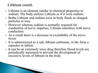 15.Antidepressant, Psychomotor Stimulants and Lithium.pptx