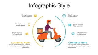 Infographic Style
Contents Here
You can simply impress your audience
and add a unique zing and appeal to your
Presentations.
Contents Here
You can simply impress your audience
and add a unique zing and appeal to your
Presentations.
Simply Impress
Your Audience
Simply Impress
Your Audience
Simply Impress
Your Audience
Simply Impress
Your Audience
Simply Impress
Your Audience
Simply Impress
Your Audience
 