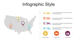 Infographic Style
Get a modern PowerPoint Presentation that is
beautifully designed.
A 48%
Get a modern PowerPoint Presentation that is
beautifully designed.
B 22%
Get a modern PowerPoint Presentation that is
beautifully designed.
C 34%
Get a modern PowerPoint Presentation that is
beautifully designed.
D 16%
Content Here Content Here Content Here
A
B
C
D
 