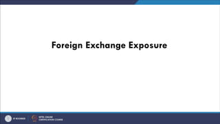 Foreign Exchange Exposure
 
