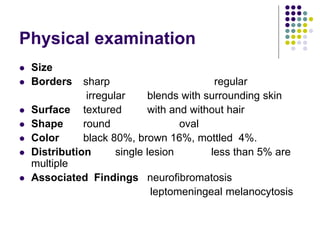 congenital melanocytic nevus diagnosis and treatment | PDF