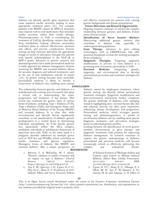 The Relationship between Genetics and Diabetes: A Comprehensive Review ...