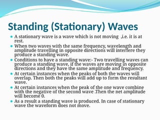 Waves part 1 cbse class 11 physics concepts | PPTX