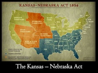 The Kansas – Nebraska Act
 