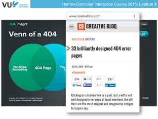 Human-Computer Interaction Course 2015: Lecture 3
 