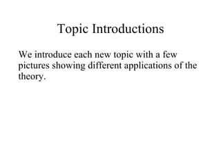 Topic Introductions ,[object Object]
