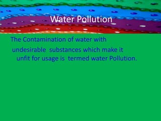EffectsAir Pollution affects???Human healthAnimals PlantsThe atmosphere as a whole