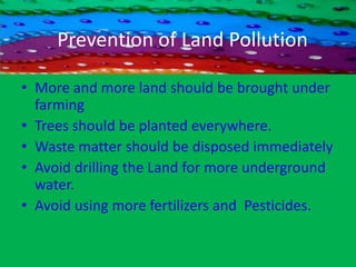 Land pollution pictures