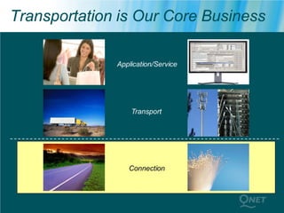 Transportation is Our Core Business
 