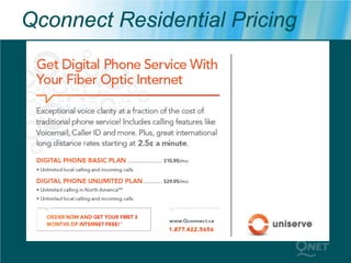 Qconnect Residential Pricing
 