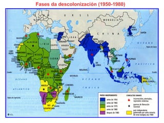 Fases da descolonización (1950-1980) 
