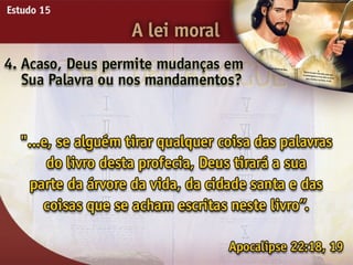 A Lei Moral - Ouvindo a Voz de Deus, Estudo Bíblico, Igreja Adventista